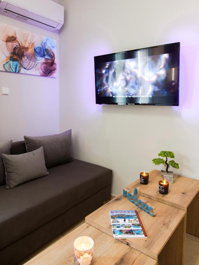 Kamares Loft Apartment Kavala Bagian luar foto