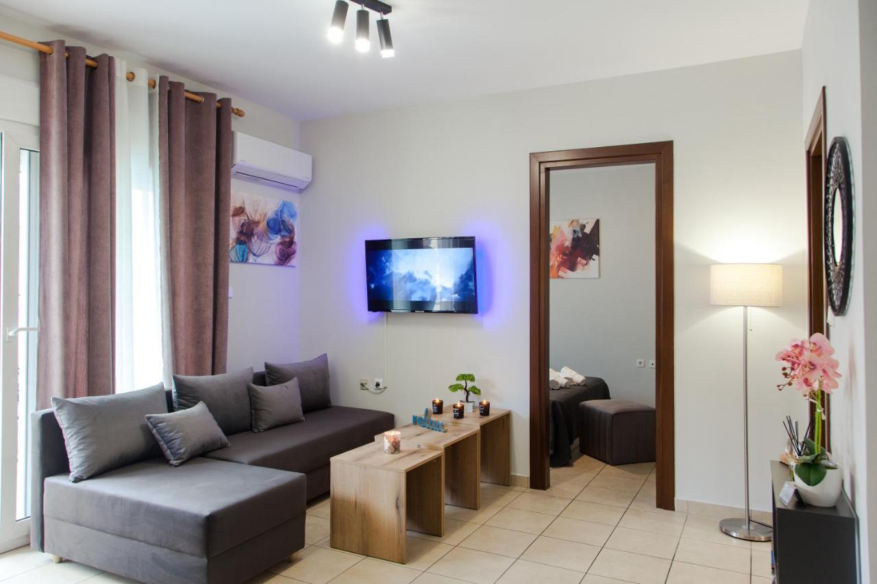 Kamares Loft Apartment Kavala Bagian luar foto